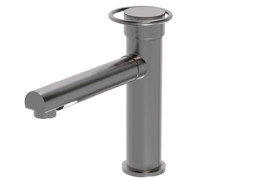 Wastafelkraan LINA | TITANIUM | inclusief aansluitslangen