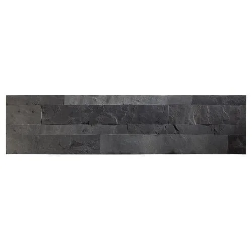 Zelfklevende Steenstrip Natuursteen Black Carbon Zwart