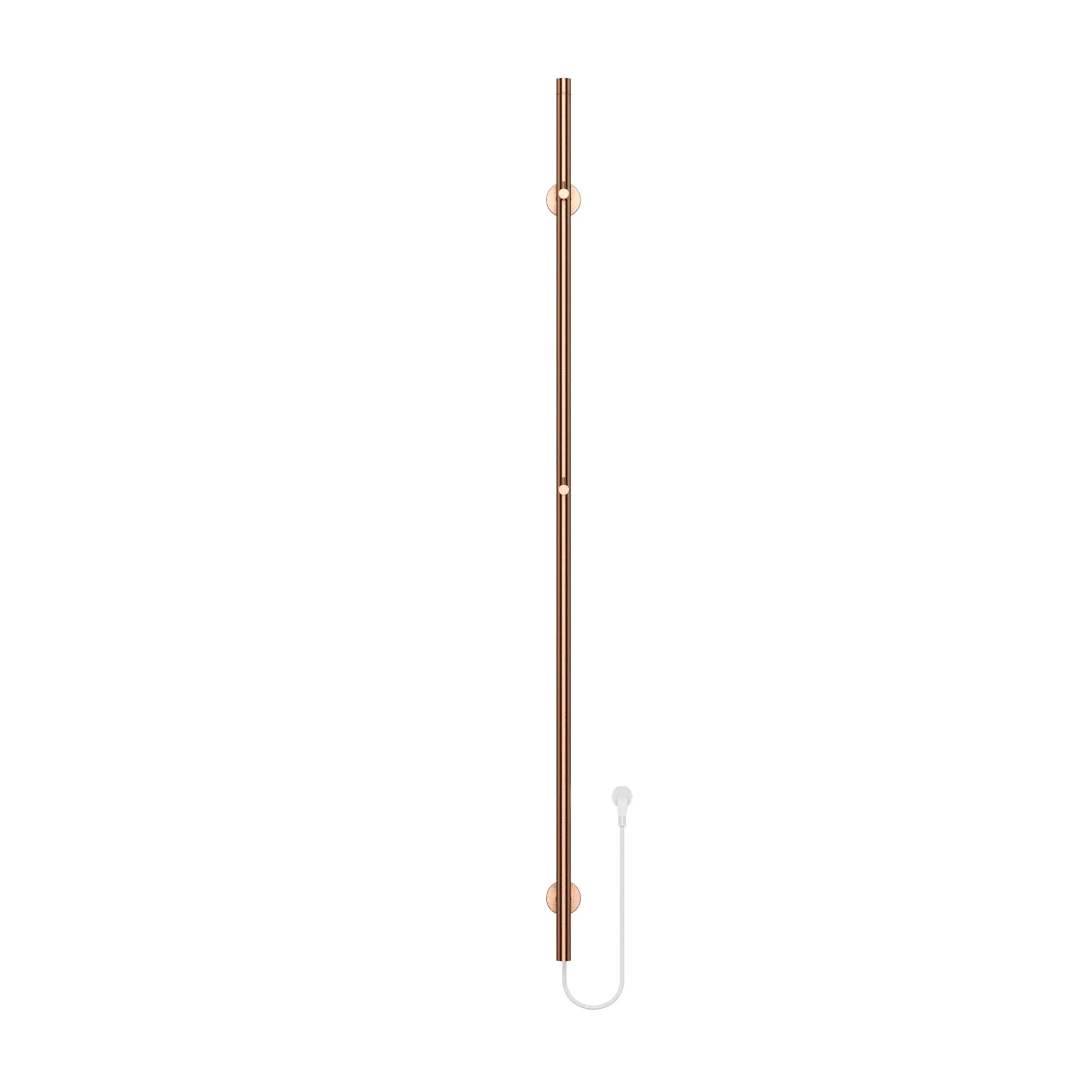 ENKEL STAAFHANDDOEK RADIATOR ELEKTRISCH | Geborsteld koper 150x12,7 cm