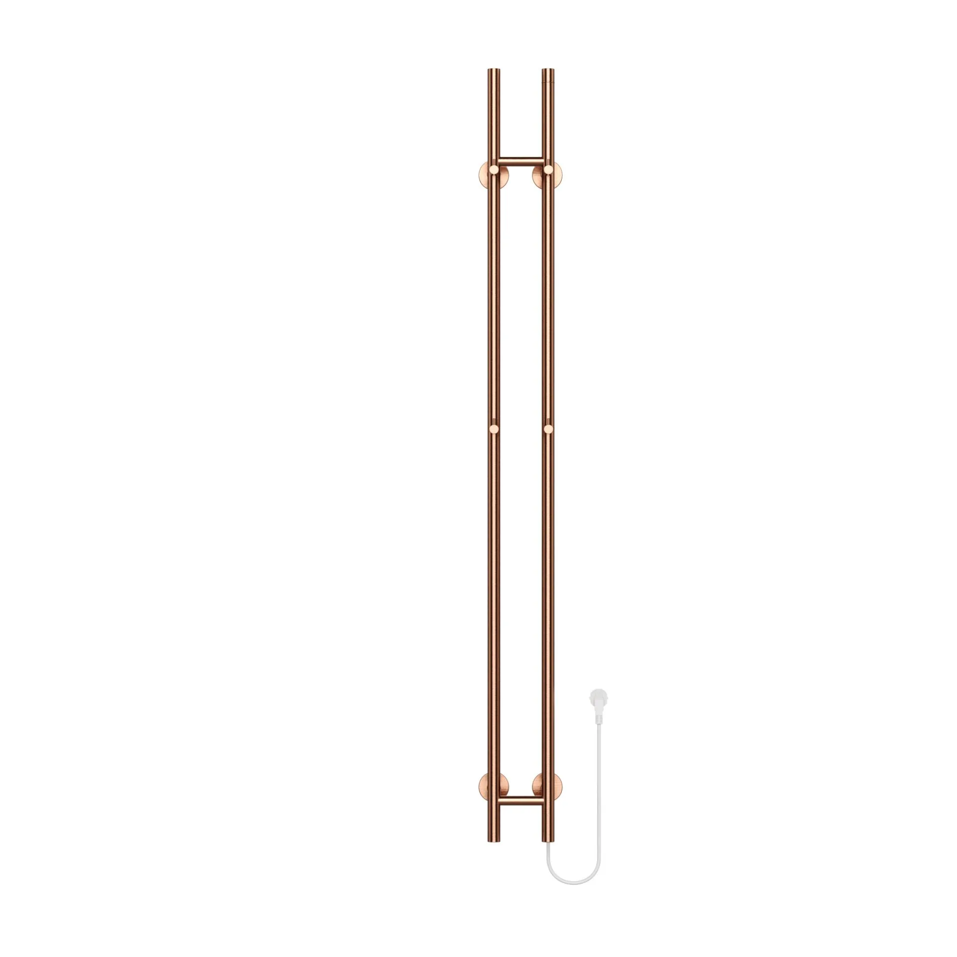 DUBBEL STAAFHANDDOEK RADIATOR ELEKTRISCH | Geborsteld koper 150x17 cm