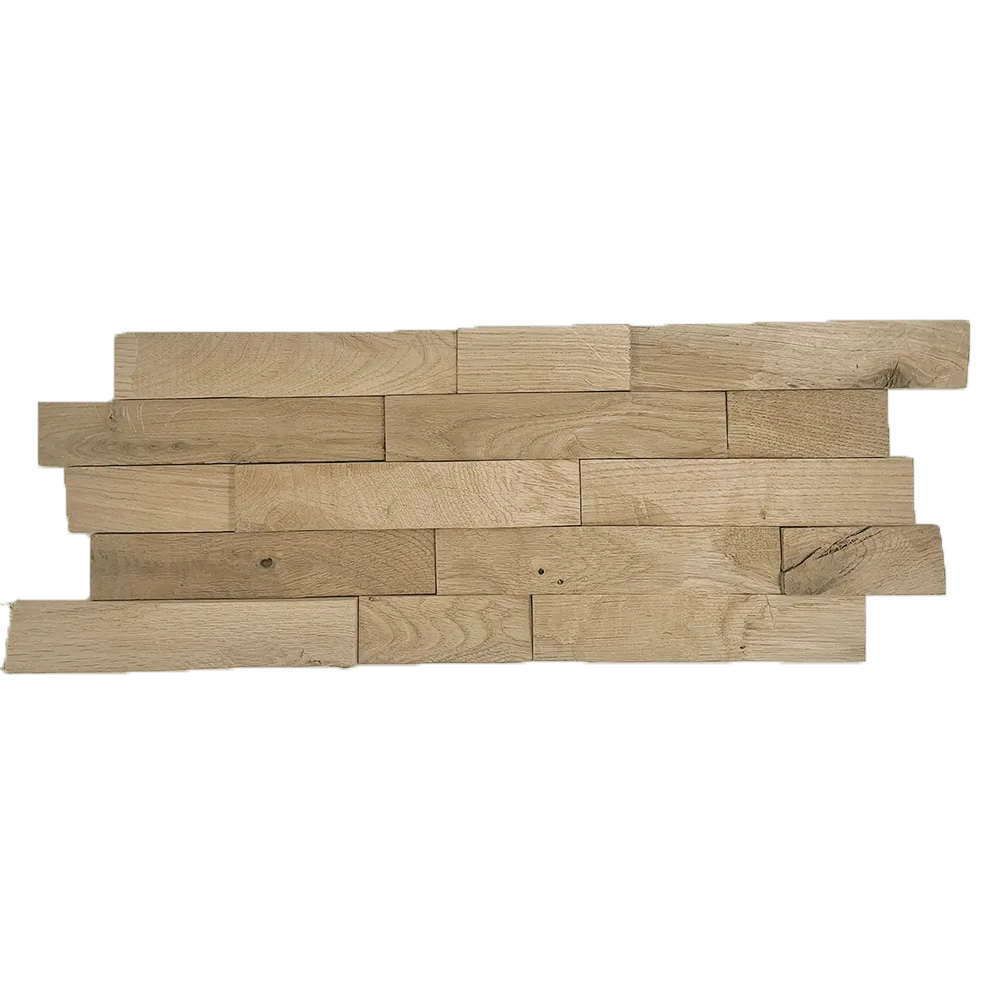 Houtstrip Eiken Plank FSC Interlock 3D Naturel Bruin