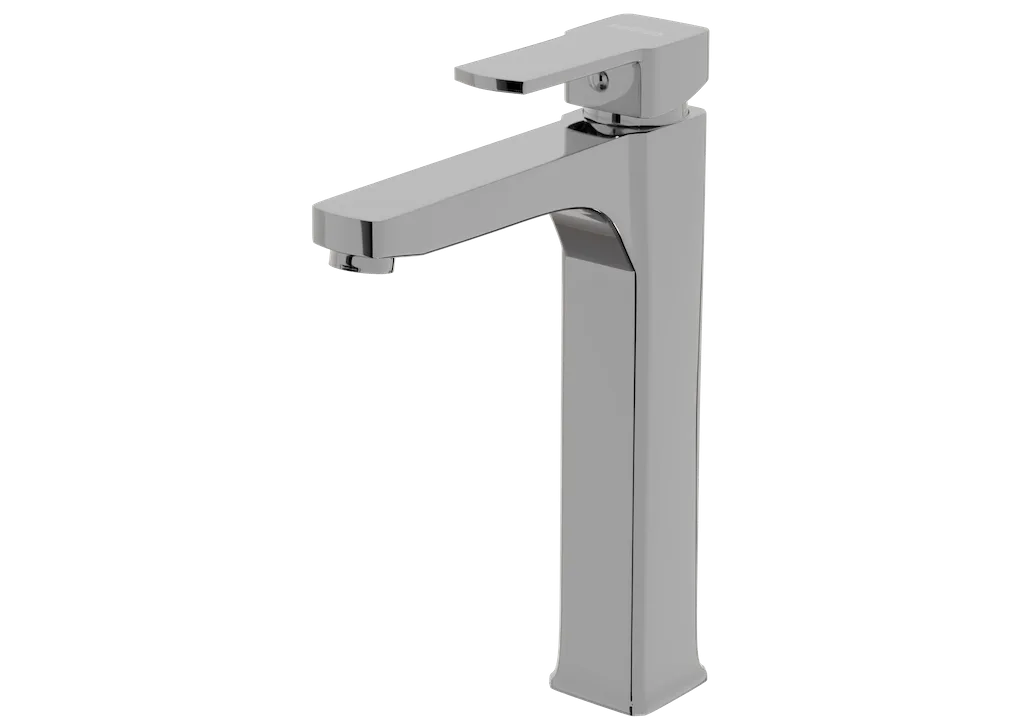 Fonteinkraan CUBIC | CHROME | inclusief aansluitslangen