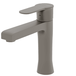 Wastafelkraan RING | GEBORSTELD ALUMINIUM | inclusief aansluitslangen