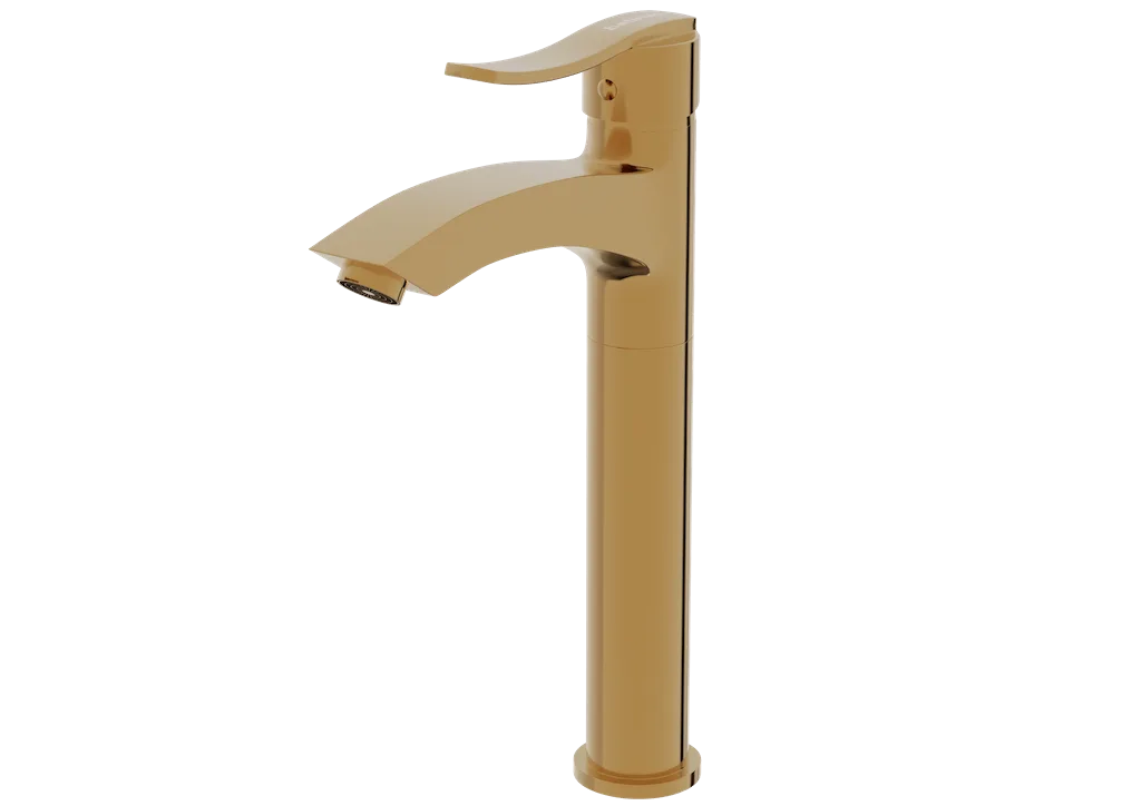 Fonteinkraan CARIN | GOUD | inclusief aansluitslangen