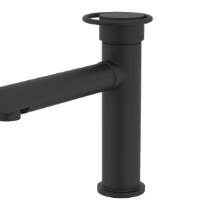 Wastafelkraan LINA | MAT ZWART | inclusief aansluitslangen