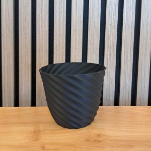 Aku WallClip Plantenpot Medium Zwart