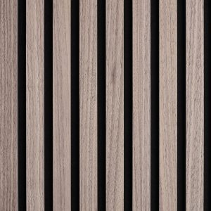Akoestische Panelen Hout Walnoot Bruin met Zwart Vilt