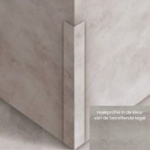 Hoekprofiel Zelfklevende Tegels Geborsteld Licht