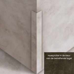 Hoekprofiel Zelfklevende Tegels Industrieel Grijs