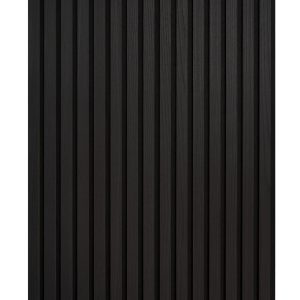 Akoestische Panelen Hout Zwart Eiken met Zwart Vilt