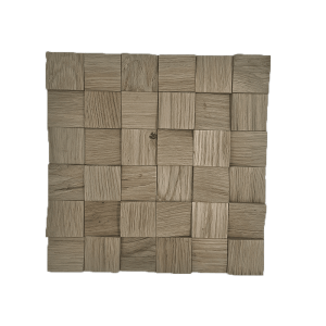 Houtstrip Eiken FSC Cube 3D Grijs