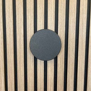 Aku WallClip Wandknop Medium Zwart