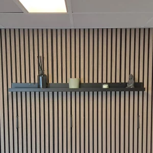 Aku WallClip Wandplank Groot Zwart