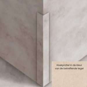 Hoekprofiel voor SPC Wandpanelen Marble Beige Mat