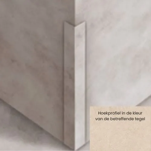 Hoekprofiel voor SPC Wandpanelen Marble Beige Mat
