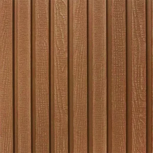 Kunststof Gevelbekleding Composiet - Rabatdeel Rhombus Teak Bruin