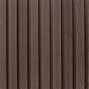 Kunststof Gevelbekleding Composiet - Rabatdeel Rhombus Donker Eiken Bruin