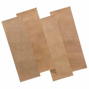 Zelfklevende Leren Wandtegels Nathan Vintage Cognac Bruin