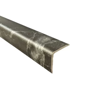 Hoekprofiel Zelfklevende Tegels en SPC Wandpanelen Nero Marquina Zwart Grijs