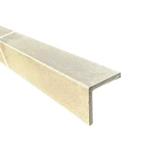 Hoekprofiel Zelfklevende Tegels en SPC Wandpanelen Marmerlook Carrara Nikè Mat Taupe Wit