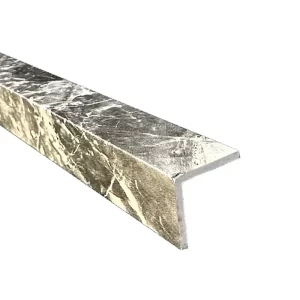 Hoekprofiel voor SPC Wandpanelen Pretoria Marble Zwart Beige