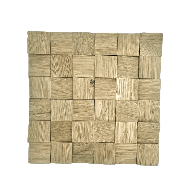 Houtstrip Eiken FSC Cube 3D Naturel Bruin