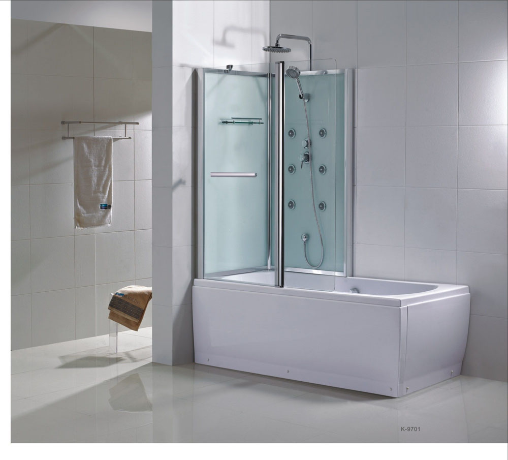 Vanity links bad/douche 170x85 h 218 veiligheidsglas 5 mm