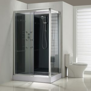 Sunshine links complete douchecabine 120x90x218 alu 5mm glas