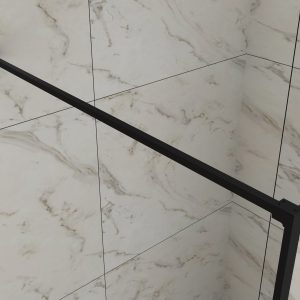 Stabilisatiestang 1200mm voor Square inloopdouche mat zwart
