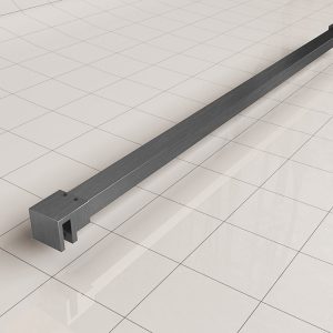 Slim stabilisatiestang 120 cm gunmetal