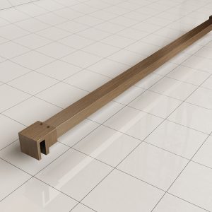 Slim stabilisatiestang 120 cm geborsteld brons koper
