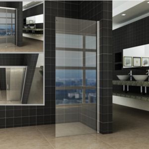 Side zijwand voor Puerta en Slide nisdeur 1100 x 2000 x 8 mm nano helder glas/chroom