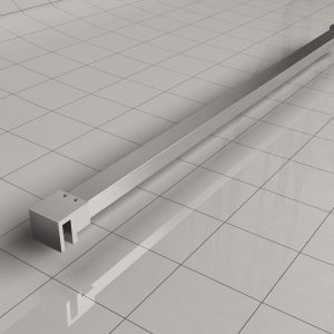 Slim stabilisatiestang 120 cm geborsteld staal