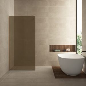 Slim glasplaat 1000 x 2000 x 8 mm nano vintage brons glas