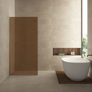 Slim glasplaat 1200 x 2000 x 8 mm nano warm koper glas