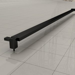Wiesbaden Horizon stabilisatiestang 120 cm voor nisdeur mat zwart (oud model)