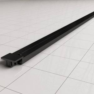 Horizon stabilisatiestang 120cm voor inloopdouche mat zwart