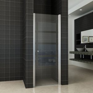 Between nisdeur 700 x 2000 x 8 mm nano helder glas/chroom