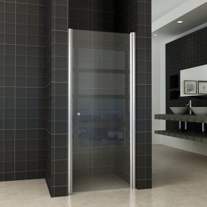 Between nisdeur 800 x 2000 x 8 mm nano helder glas/chroom