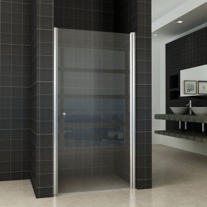 Between nisdeur 1000 x 2000 x 8 mm nano helder glas/chroom