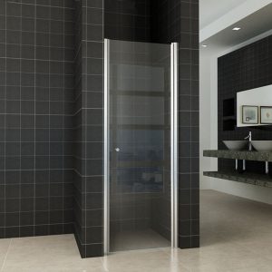 Between nisdeur 600 x 2000 x 8 mm nano helder glas/chroom