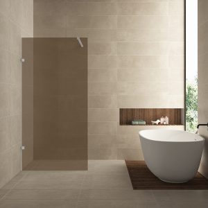 Less glasplaat 900 x 2000 x 8 mm nano vintage brons glas