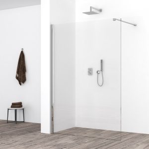Comfort inloopdouche 1600 x 2000 x 8 mm nano helder glas/chroom