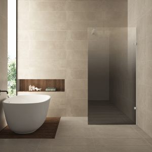 Less glasplaat rechts 900 x 2000 x 8 mm nano spiegelrook- naar helder glas