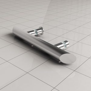 Deurgreep type 2 25 cm chroom