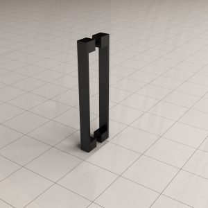 Deurgreep type 5 22,5 cm mat zwart