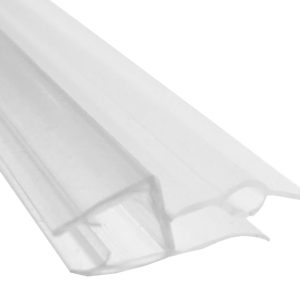 rubberen waterkering 93 x 0,6 cm transparant