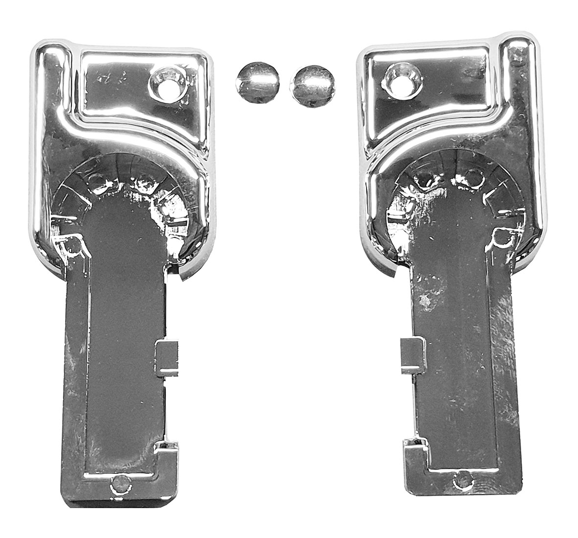 chroom bodemplaat voor profiel swingdeur 20.3840Â 20.3841