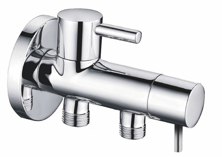 Minimal dubbele hoekstopkraan 1/2