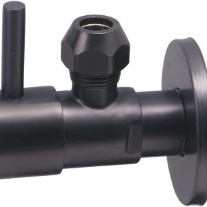 Minimal hoekstopkraan 1/2" x 3/8" of knel 10 mm gunmetal PVD